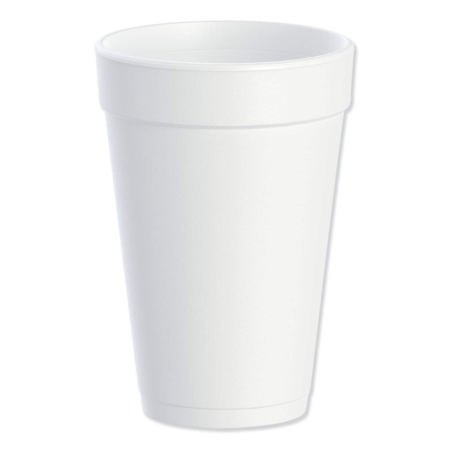 DART DRC16J16 16 oz Disposable Foam Cups for Hot & Cold Drinks - Perfect for Coffee, Tea, Parties, and Office Use