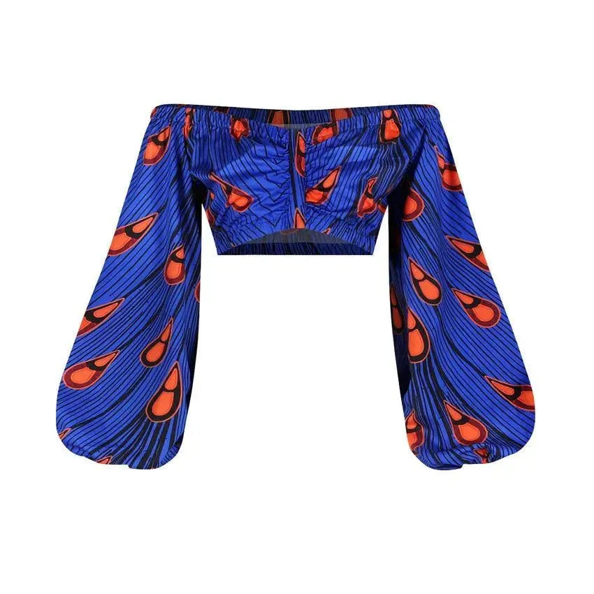 Stylish African Print Crop Tops for Women - Trendy Summer Casual Wear - Perfect for Beach, Music Festivals & Street Style Fashion