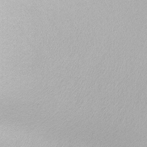 Light Gray Felt Fabric by The Yard for DIY & Crafts