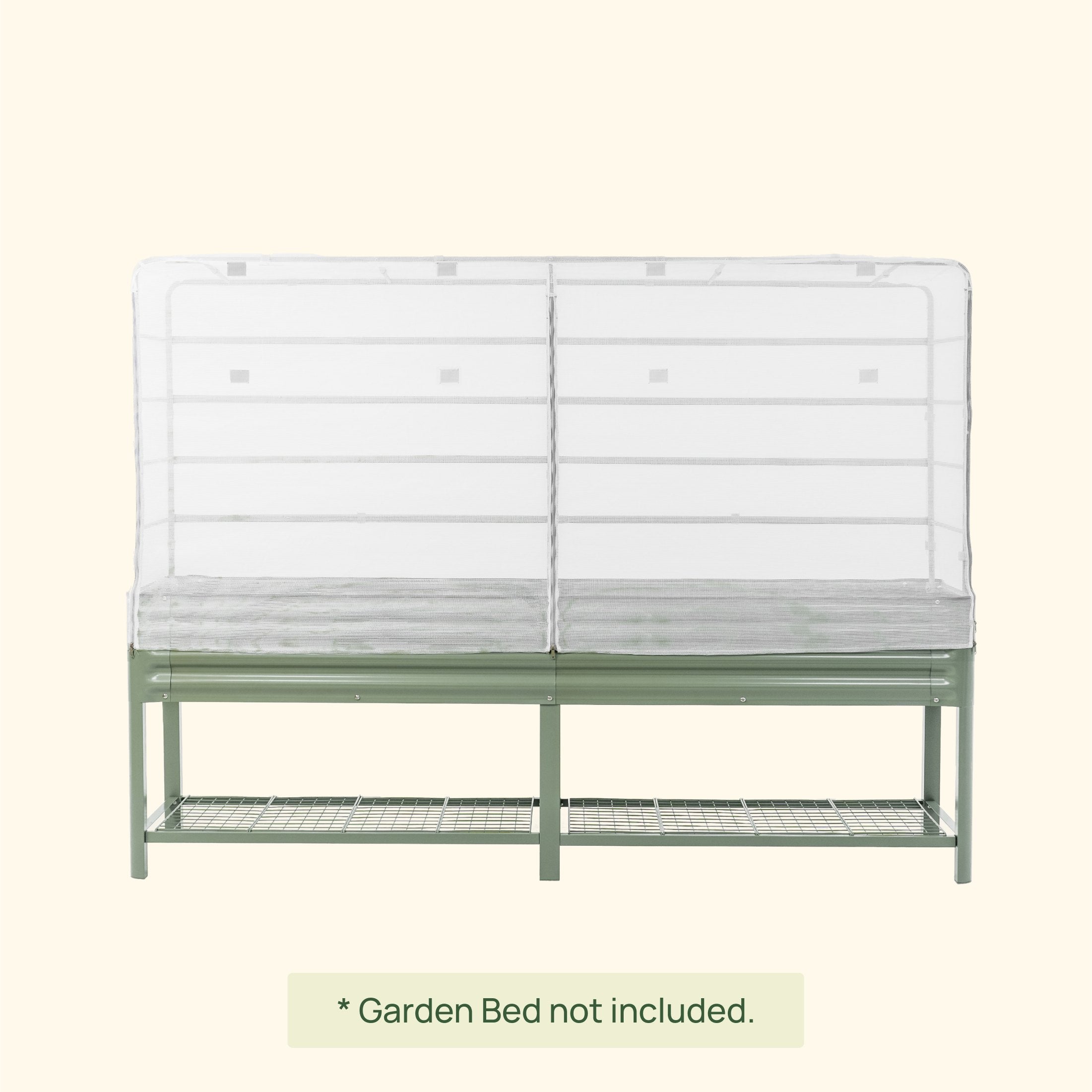 4 in 1 Trellis and Cover System for Raised Garden Beds - Perfect for Plant Support, Pest Protection, and Vertical Gardening in Backyards