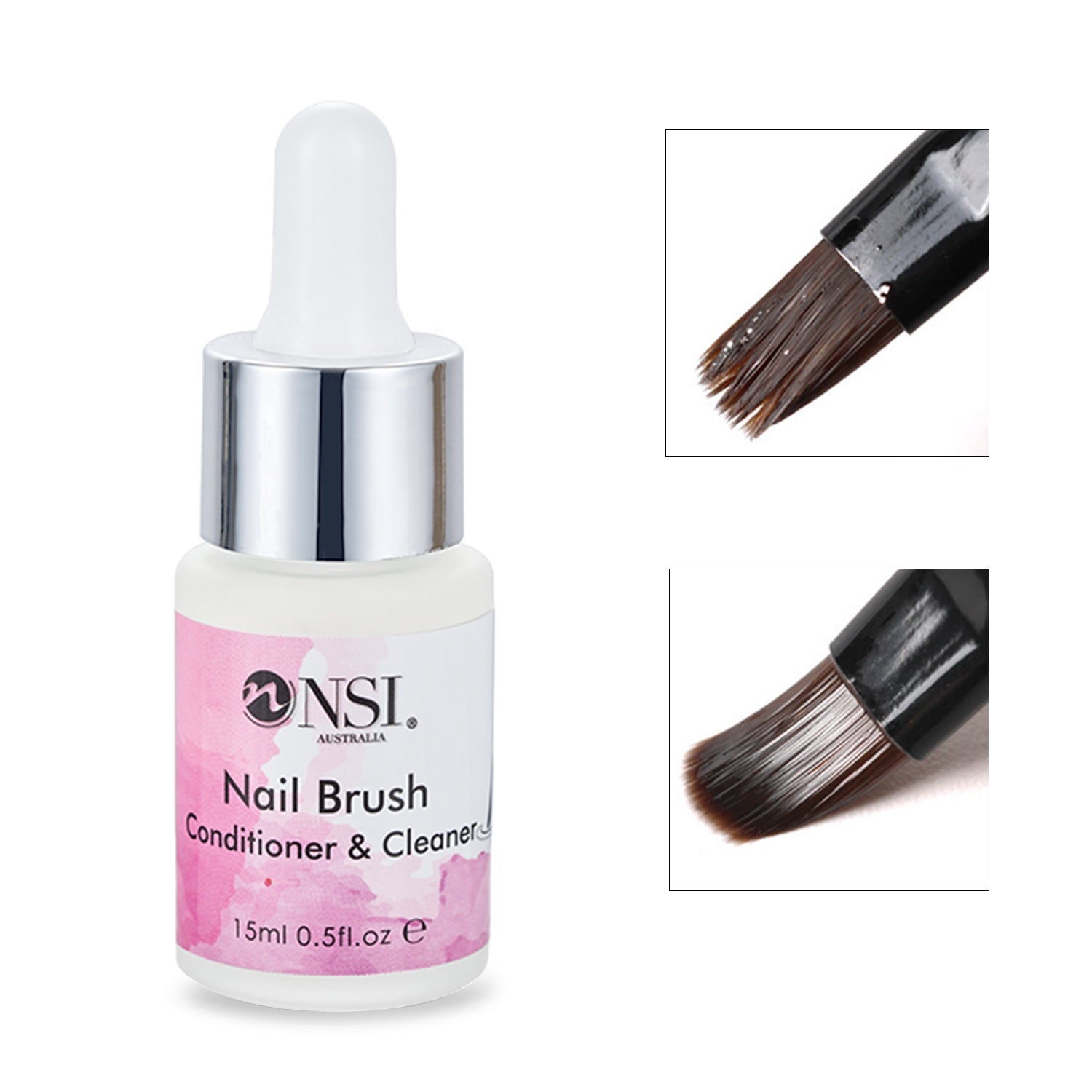 Premium Nail Brush with Conditioner & Cleaner - Gentle Nail Care for Manicures, Pedicures & Hygiene - Perfect for Home, Salon & Travel Use
