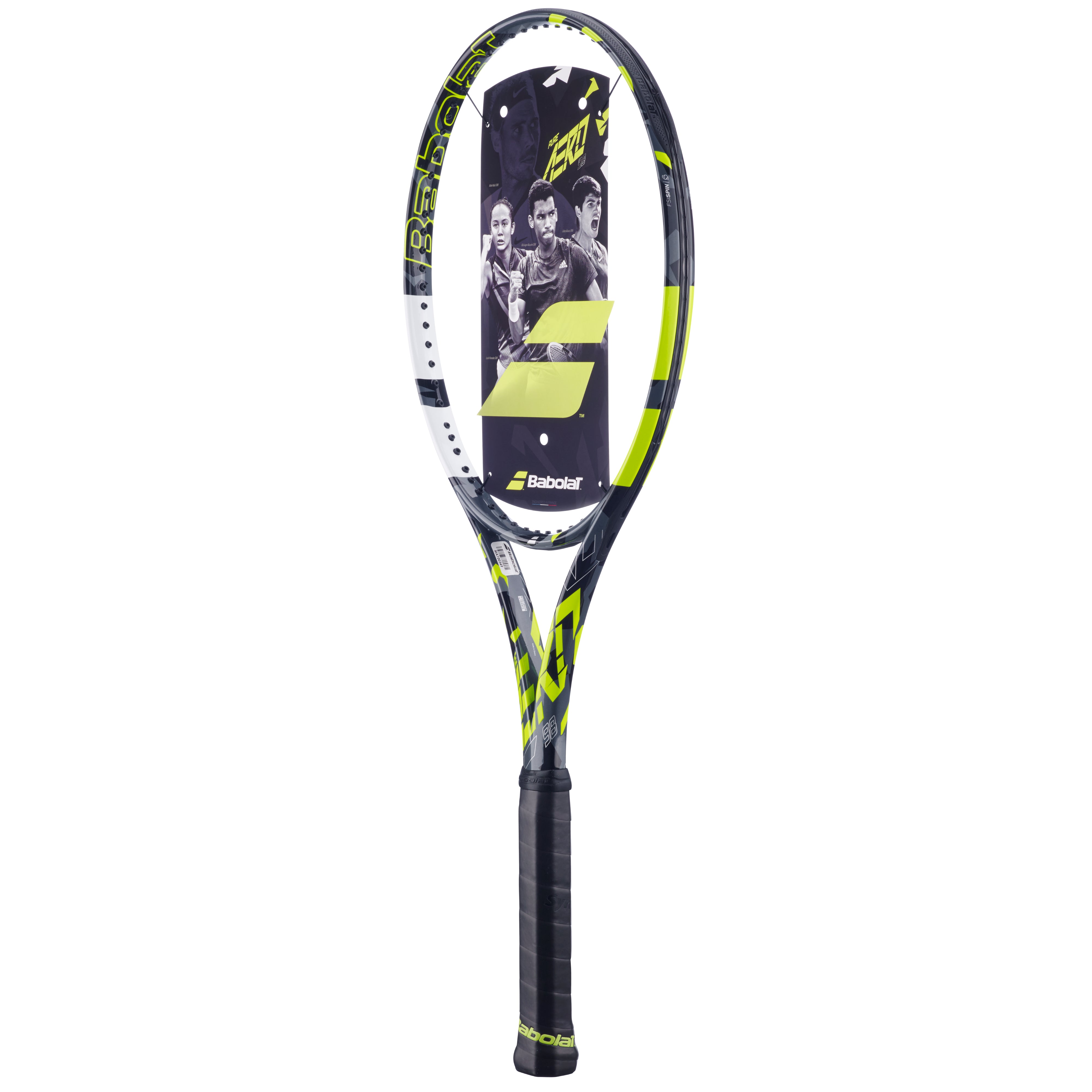 Babolat Pure Aero 98 Tennis Racket - Professional Carbon Fiber Tennis Racquet for Men & Women | Perfect for Competitive Play & Training Sessions