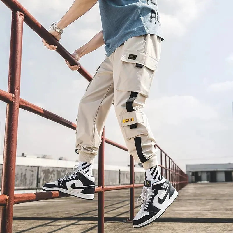 Men's Cargo Sweatpants - Comfortable & Stylish Joggers with Multiple Pockets for Outdoor, Workout & Casual Wear