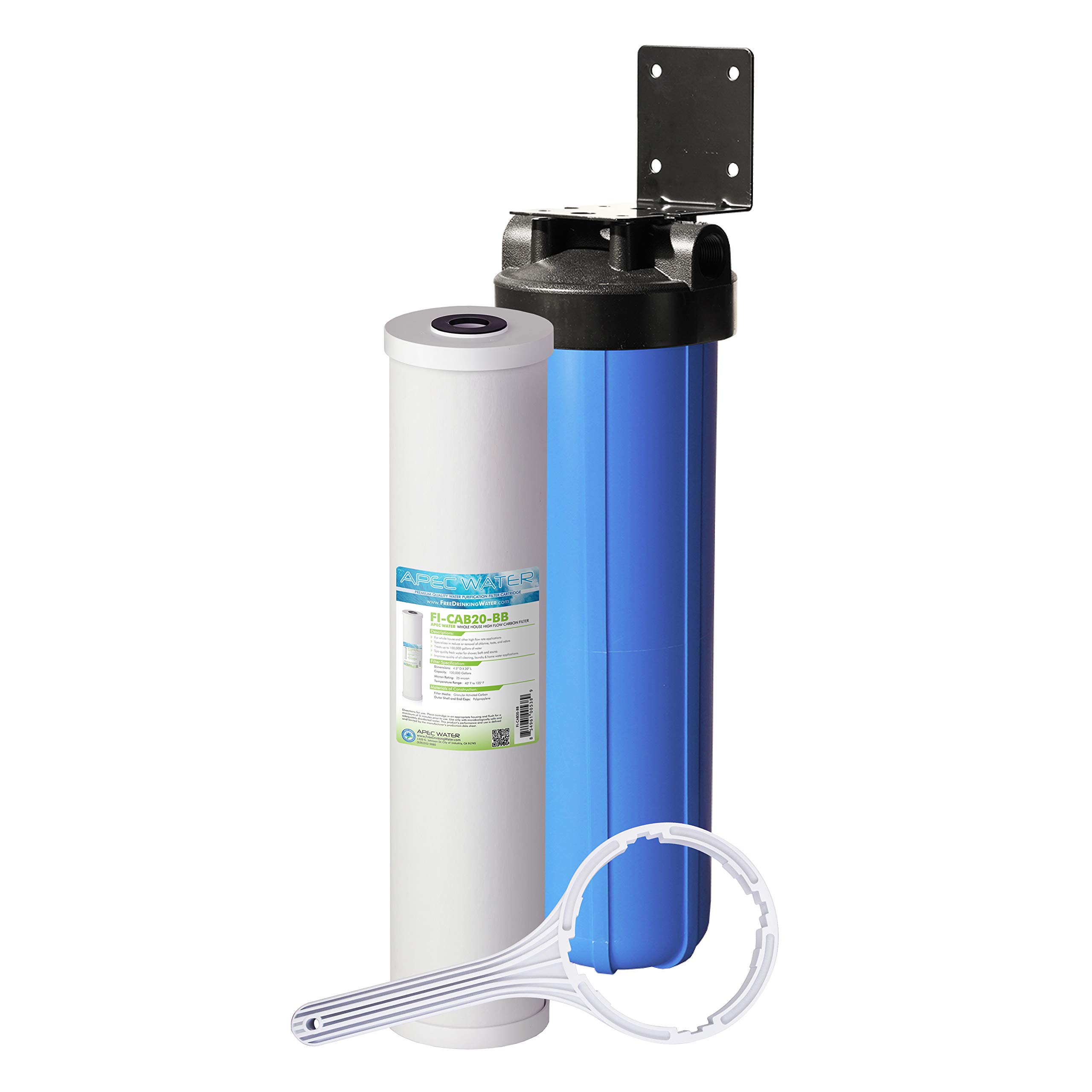 APEC Water Systems CB1-CAB20-BB Whole House Carbon Water Filter System - 20