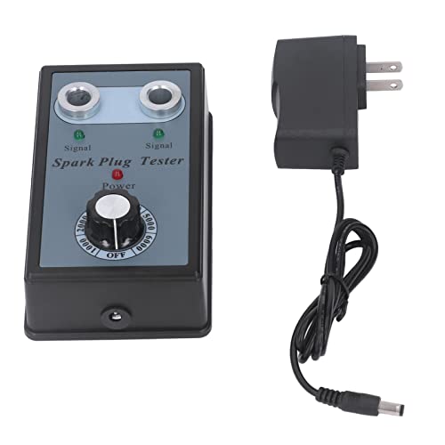 Car Tester - 2 Hole Engine Ignition Coil Diagnostic Tool (1000-6000 RPM, 12V, US Plug, 100-240V) for Gasoline Vehicles | Perfect for Mechanics & DIY Auto Repair