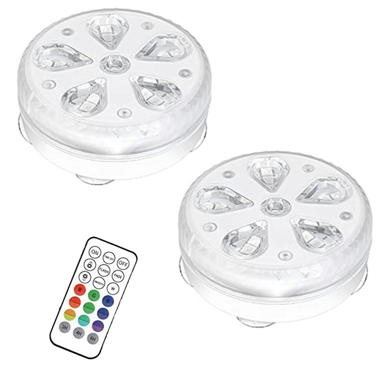 Colorful Submersible LED Pool Lights with Remote - IP68 Waterproof for Pools, Fountains & Aquariums