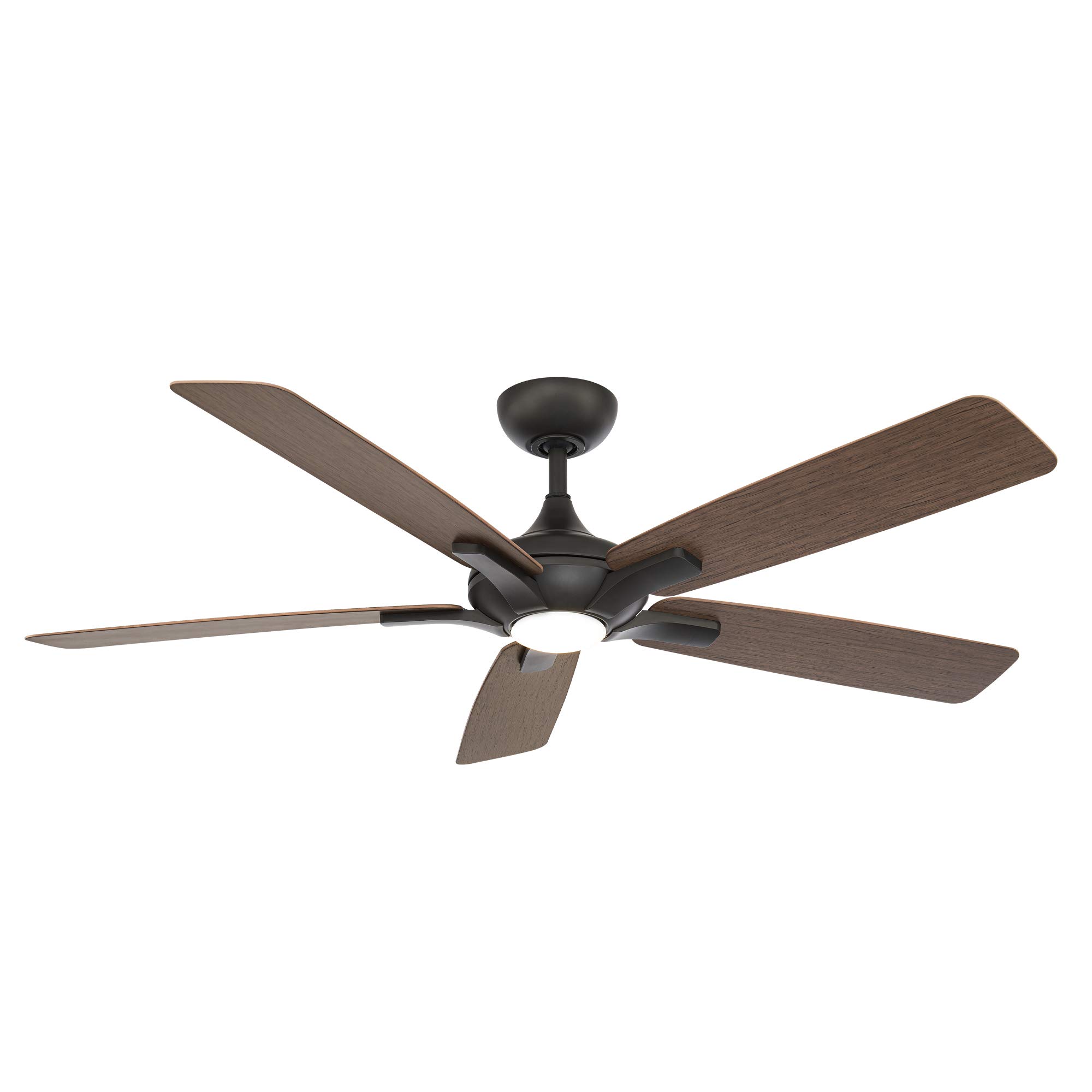 Mykonos 60in Smart Ceiling Fan with LED Light Kit, Remote Control, and Alexa/Google Assistant Compatibility for Indoor and Outdoor Use in Living Rooms, Bedrooms, and Patios