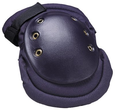 Flexknees Hook and Loop Knee Pads - Navy Blue (8 Pack) - Heavy Duty Work Knee Protection for Construction, Flooring, and Gardening
