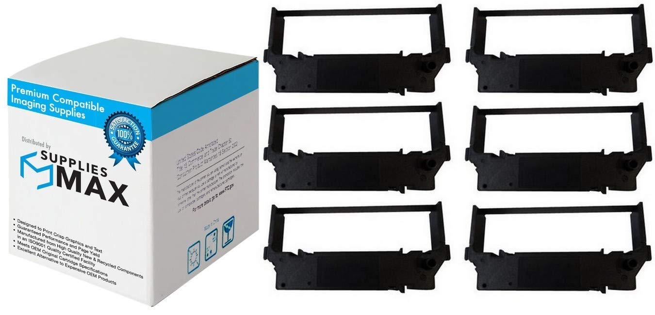 Compatible Replacement Ribbon for Star SP-700/SP-712/SP-742 POS Printers - 6 Pack (30980731P) - Perfect for Retail, Restaurant & Office Receipt Printing