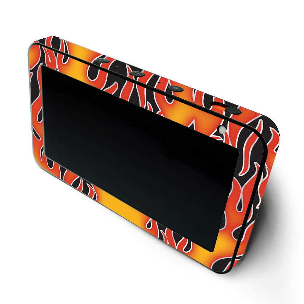 MightySkins Protective Vinyl Wrap for Amazon Echo Show 5 (1st & 2nd Generation) - Hot Flames Design | Easy to Apply & Remove | Made in USA | Perfect for Home, Office & Gaming Room Decoration