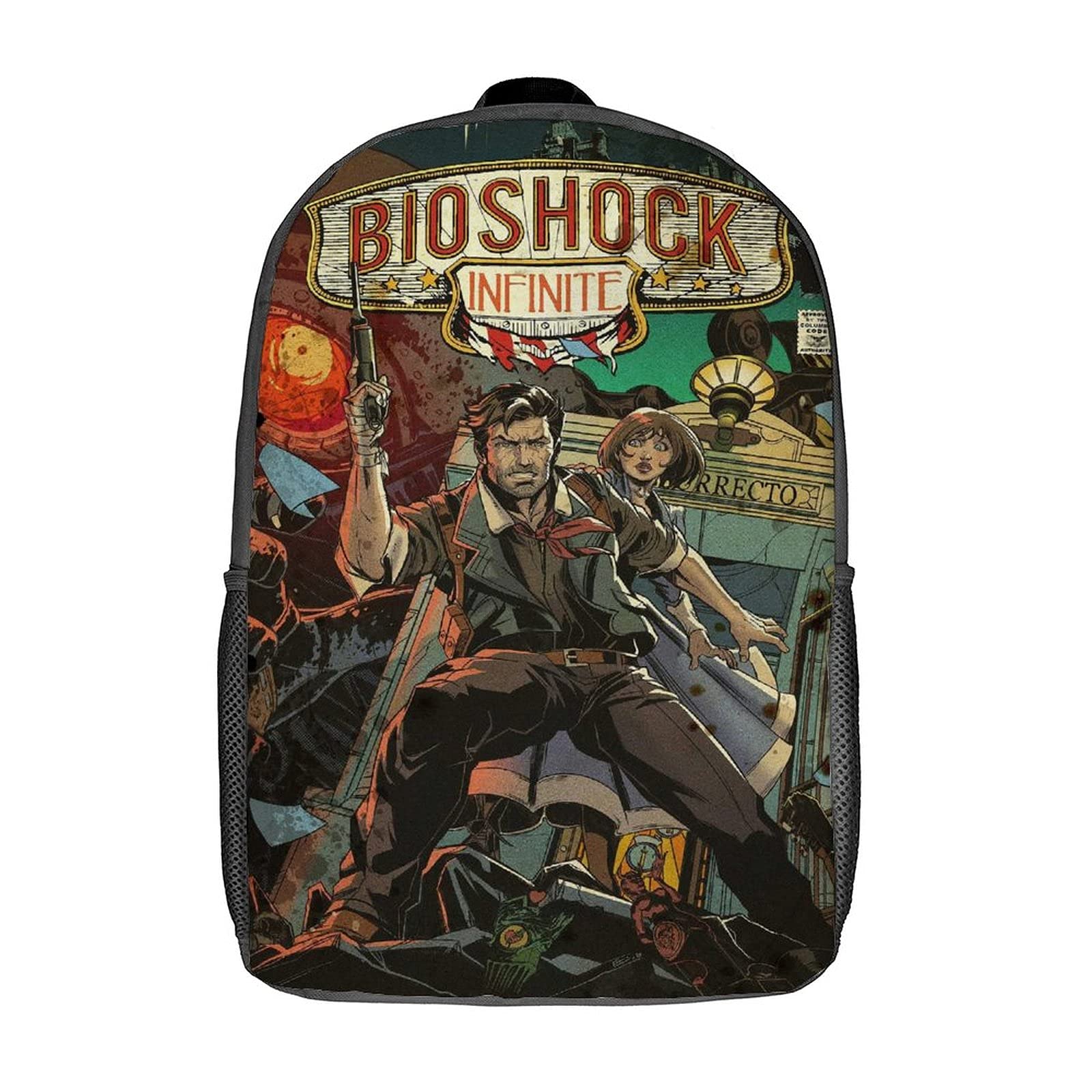 17 Inch Cartoon Backpack for Women & Men - Large Travel Laptop Backpack, College School Bookbag with USB Charging Port - Perfect for Commuting, Campus Life & Weekend Getaways