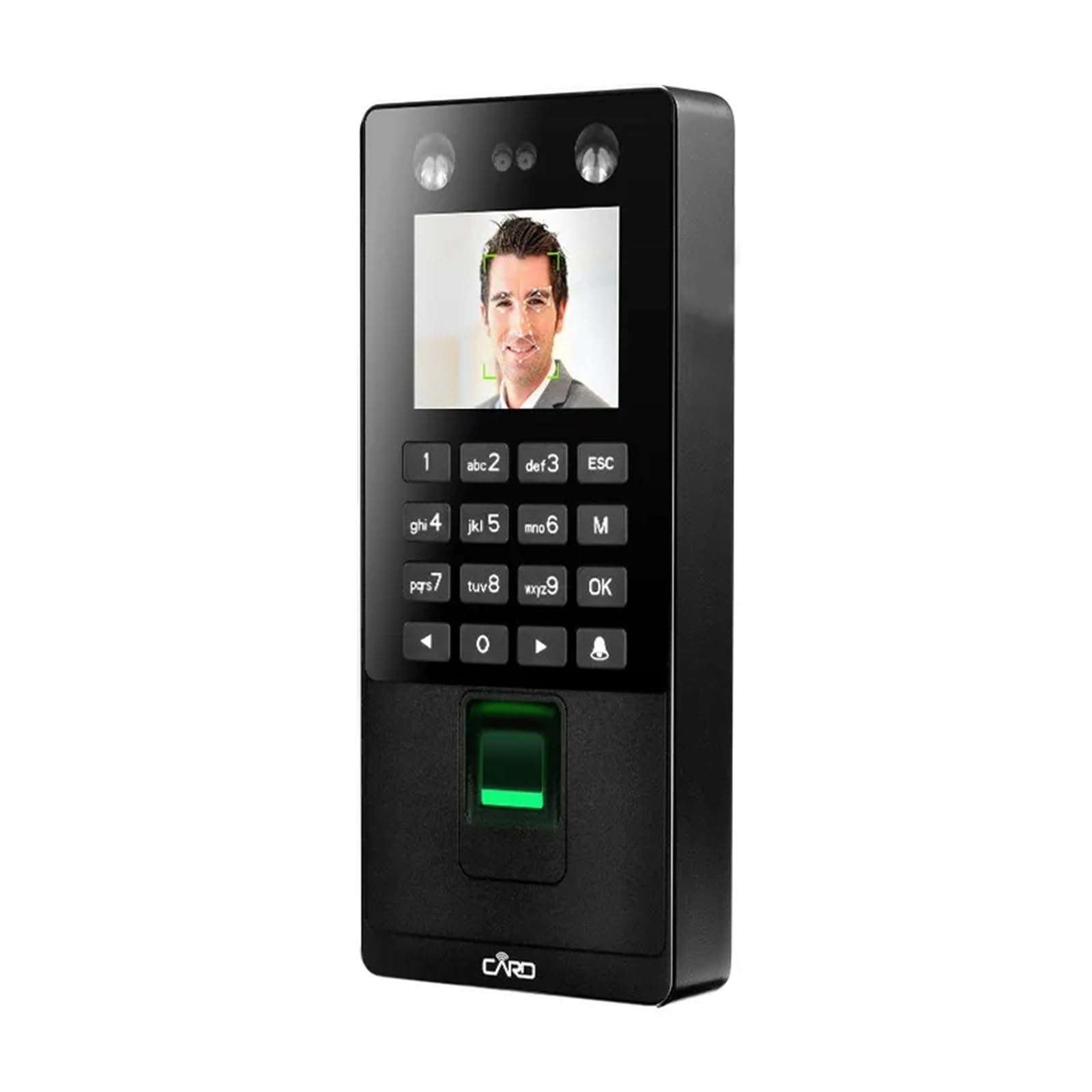 X112 Biometric Time Clock - Face Recognition & Fingerprint Attendance System with Card Swipe for Office & Workplace Security | Perfect for Employee Time Tracking & Access Control