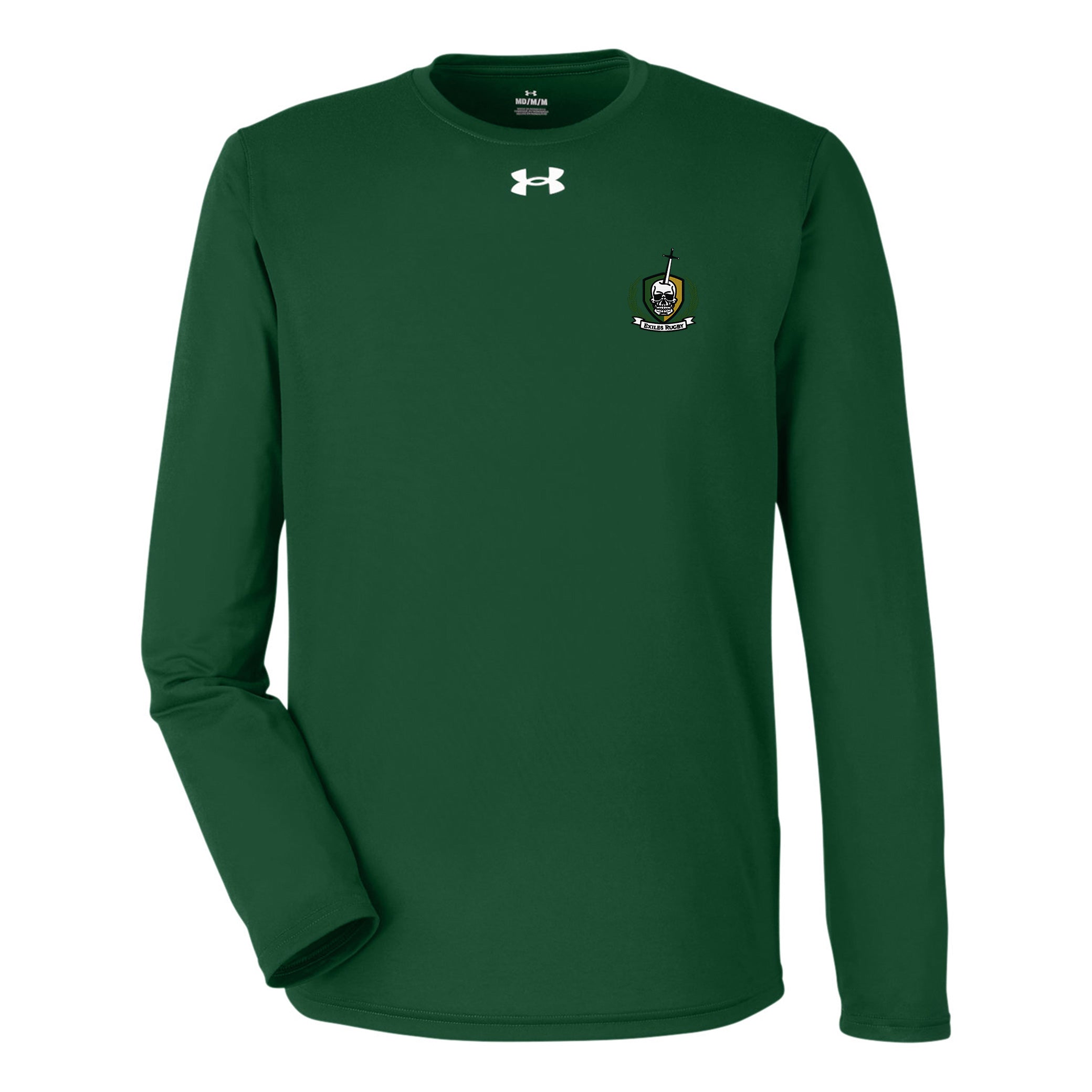 Exiles RFC Long Sleeve Tech T-Shirt for Men - Moisture Wicking, Breathable Performance Shirt for Rugby, Training & Outdoor Activities