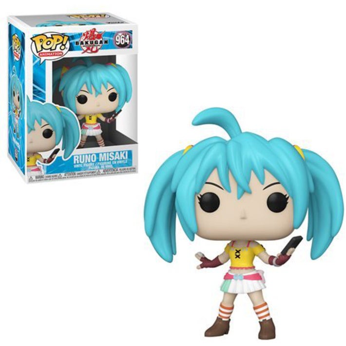 Bakugan Battle Brawlers Runo Misaki Pop! Vinyl Figure #964 - Collectible Anime Toy for Fans & Gift for Kids | Perfect for Display, Cosplay, and Gaming Enthusiasts