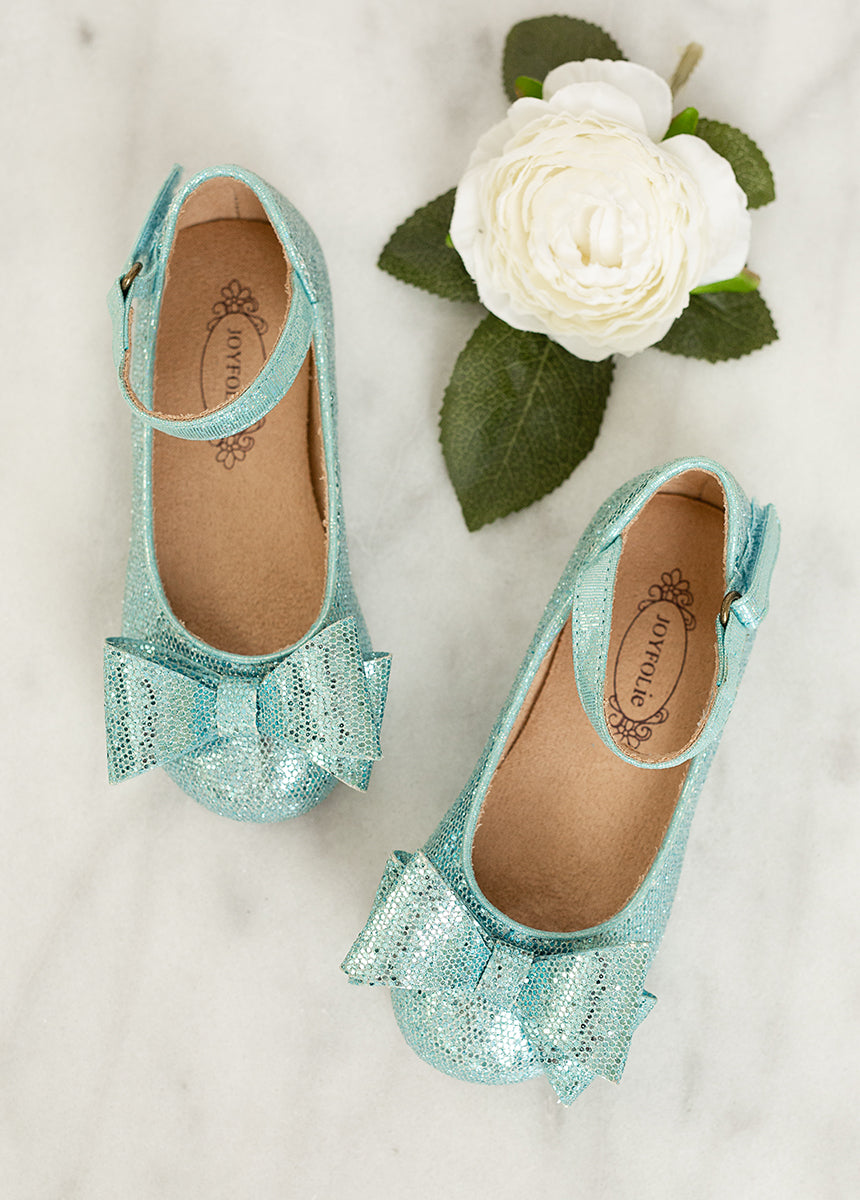 Miriam Flat Women's Comfortable Aqua Blue Ballet Flats for Casual Wear, Work & Travel - Lightweight Slip-On Shoes for Everyday Use