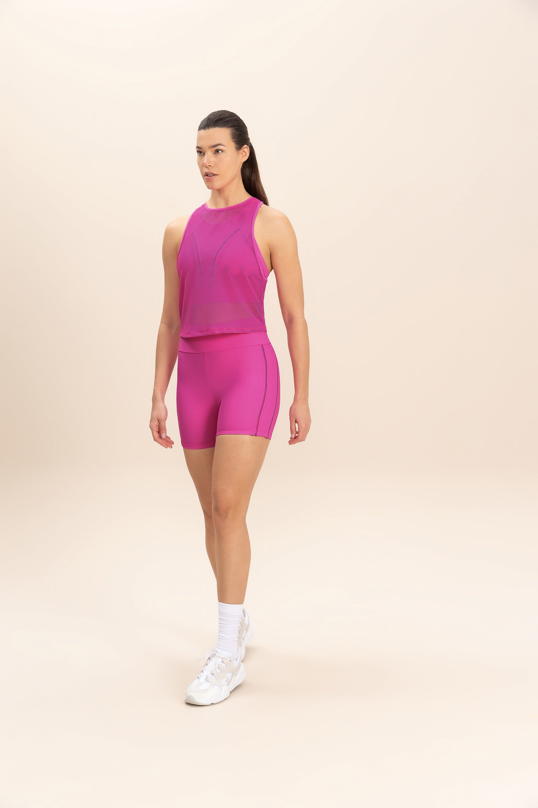 Breathable Bio Mesh Racerback Tank Top for Women - Lightweight Workout & Yoga Top - Perfect for Gym, Running, and Summer Activities