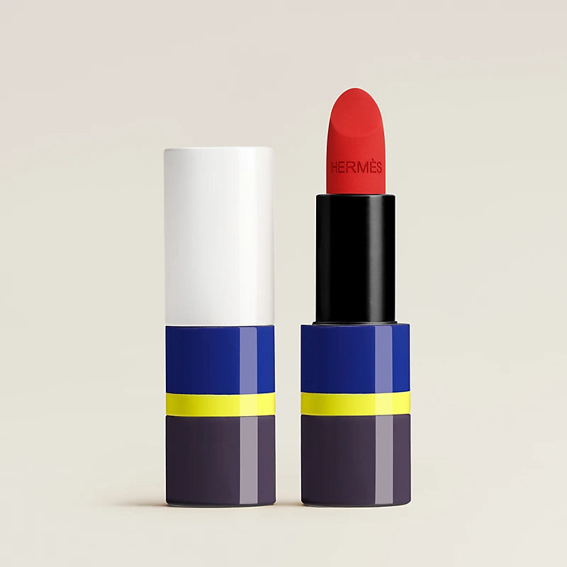 HERMÈS Rouge Hermès Matte Lipstick - Long Lasting, Highly Pigmented (Multiple Shades Available) - Perfect for Everyday Wear, Special Occasions & Makeup Lovers