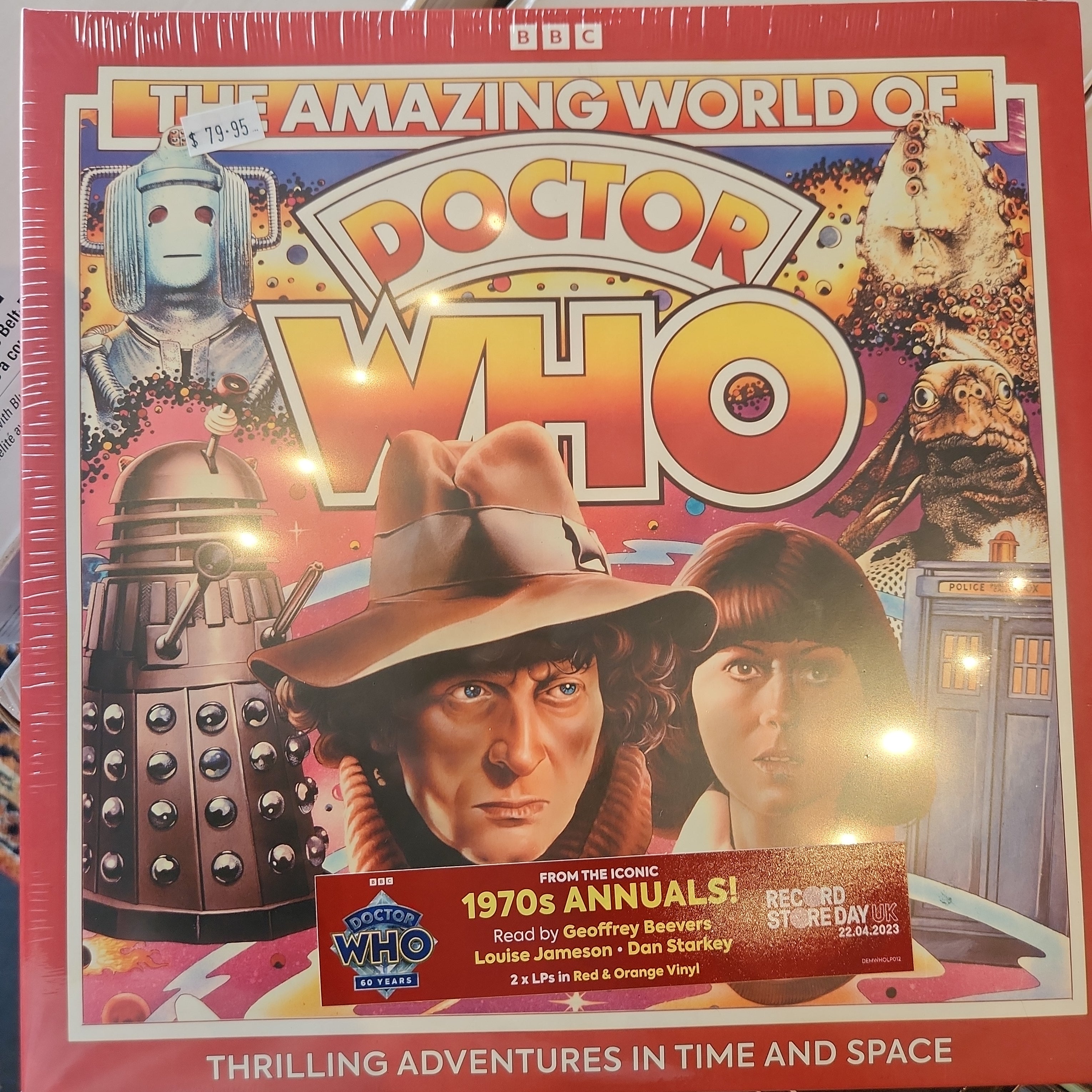 Doctor Who: The Amazing World of Doctor Who - Limited Edition RSD Vinyl LP | Collectible Soundtrack for Sci-Fi Fans & Home Decor