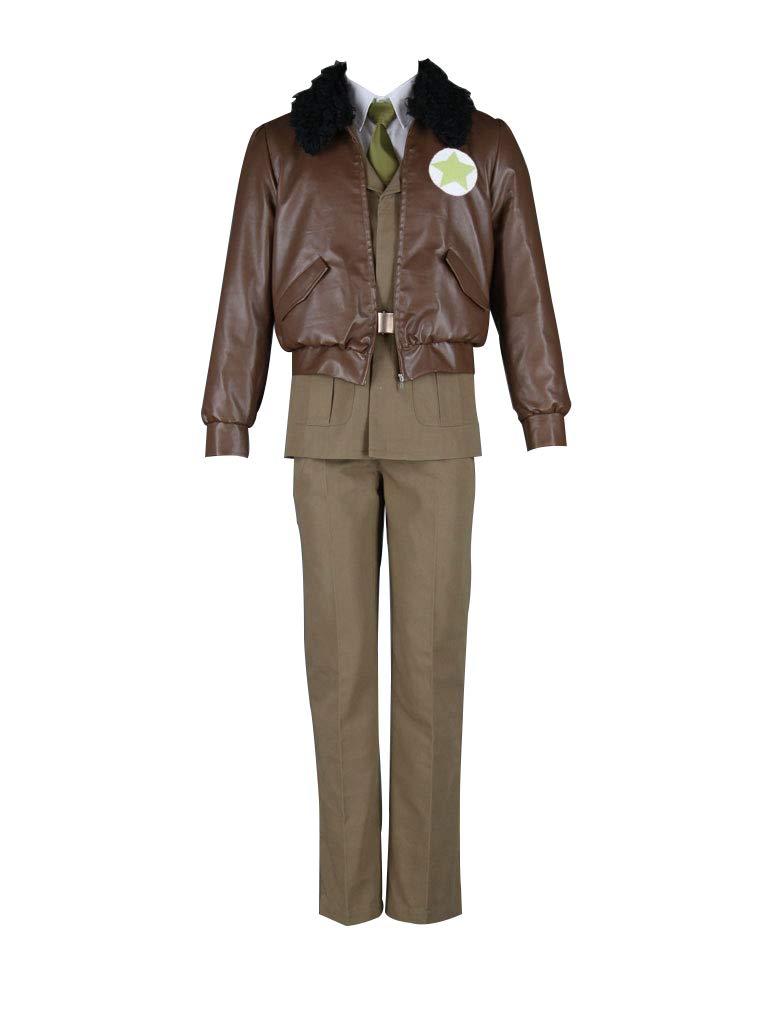 MTXC Men's Hetalia: Axis Powers America 1st Cosplay Costume - Anime Convention Outfit, Halloween Dress Up, Comic Character Costuming