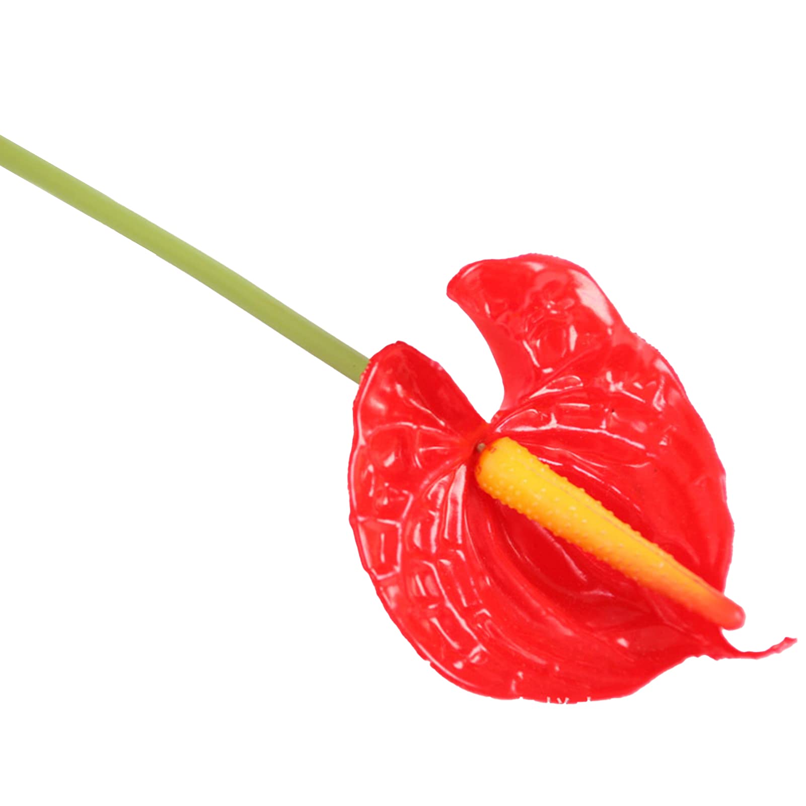 Premium Artificial Silk Flowers - Eco-Friendly Fade-Resistant Fake Plants for Wedding Bouquets, Home & Office Decor (Red) - Perfect for Centerpieces, Table Arrangements & Party Decorations