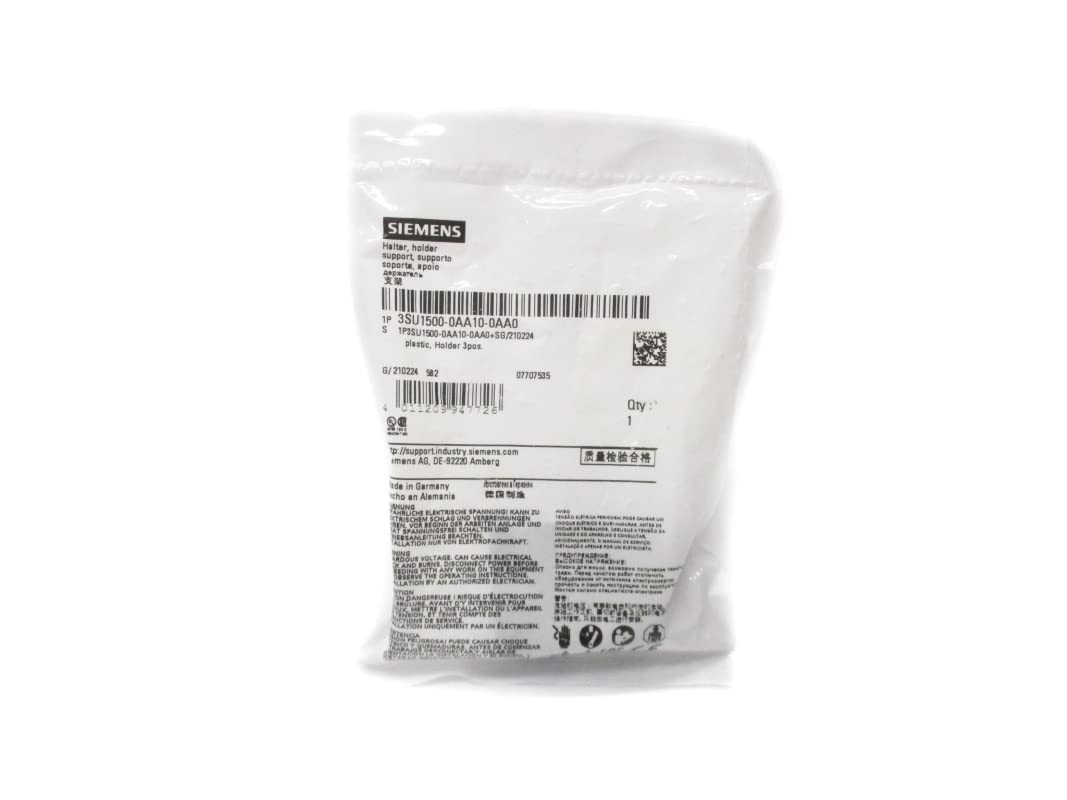 Original Siemens 3SU1500-0AA10-0AA0 Industrial Safety Switch - MRO & OEM Replacement Part for Automation Systems | Perfect for Factory Equipment & Machine Safety Control