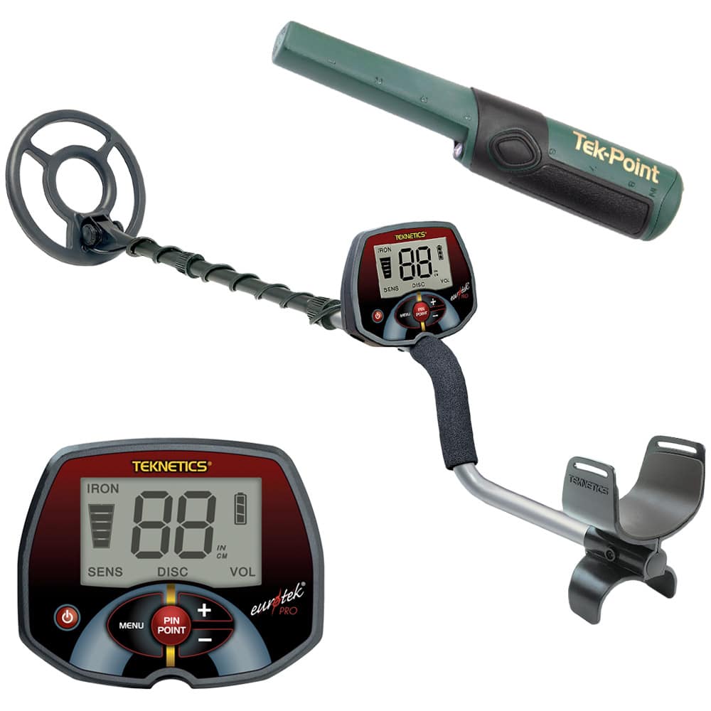 Teknetics Eurotek Pro Metal Detector with 11