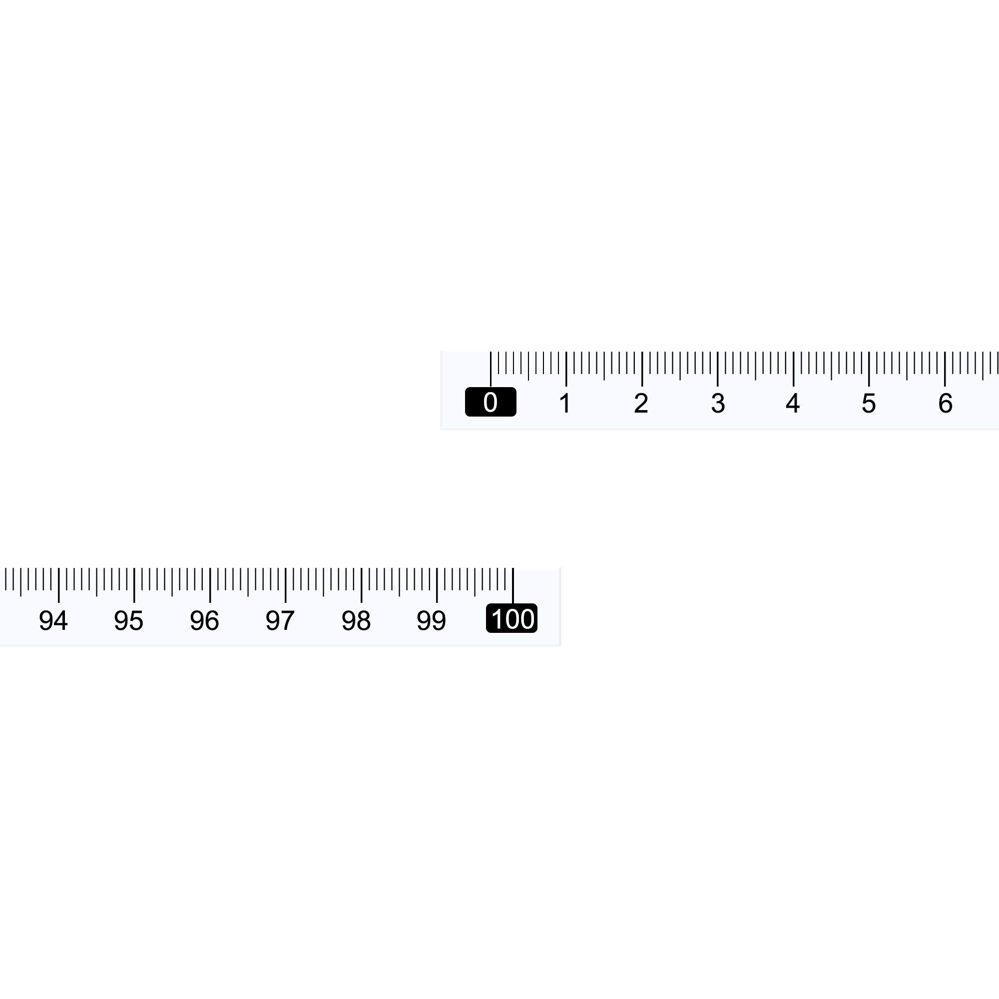 uxcell Adhesive Measuring Tape 100cm/39 Inches - Left to Right Read Stick-On Workbench Ruler (White) - Perfect for DIY Projects, Woodworking, and Crafting