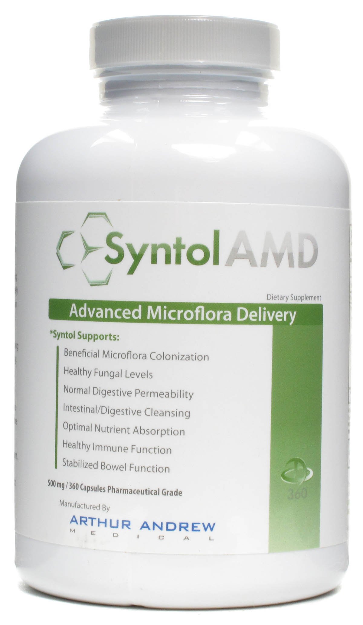 Arthur Andrew Medical Syntol 360c - Advanced Probiotic Supplement for Digestive & Immune Support - Ideal for Gut Health Maintenance & Wellness Routines