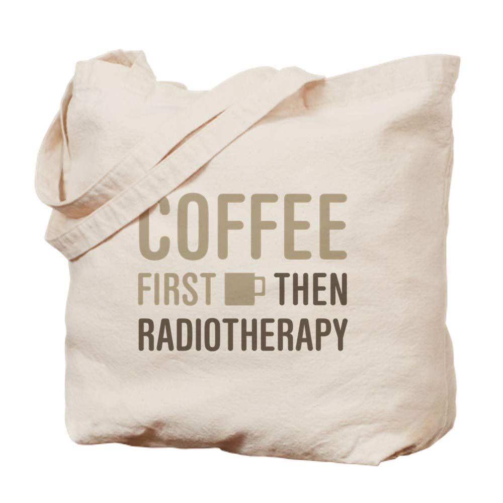 Radiotherapy Survivor Tote Bag - Natural Canvas Reusable Shopping Bag for Coffee Lovers | Perfect for Hospital Appointments, Grocery Shopping & Daily Use