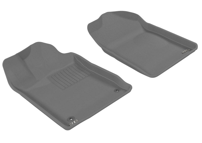 3D MAXpider Custom Fit Floor Mats for 2005-2012 Toyota Avalon Kagu (1st Row) - Premium All-Weather Protection, Non-Slip Gray Car Mats | Perfect for Daily Commute, Road Trips & Winter Driving