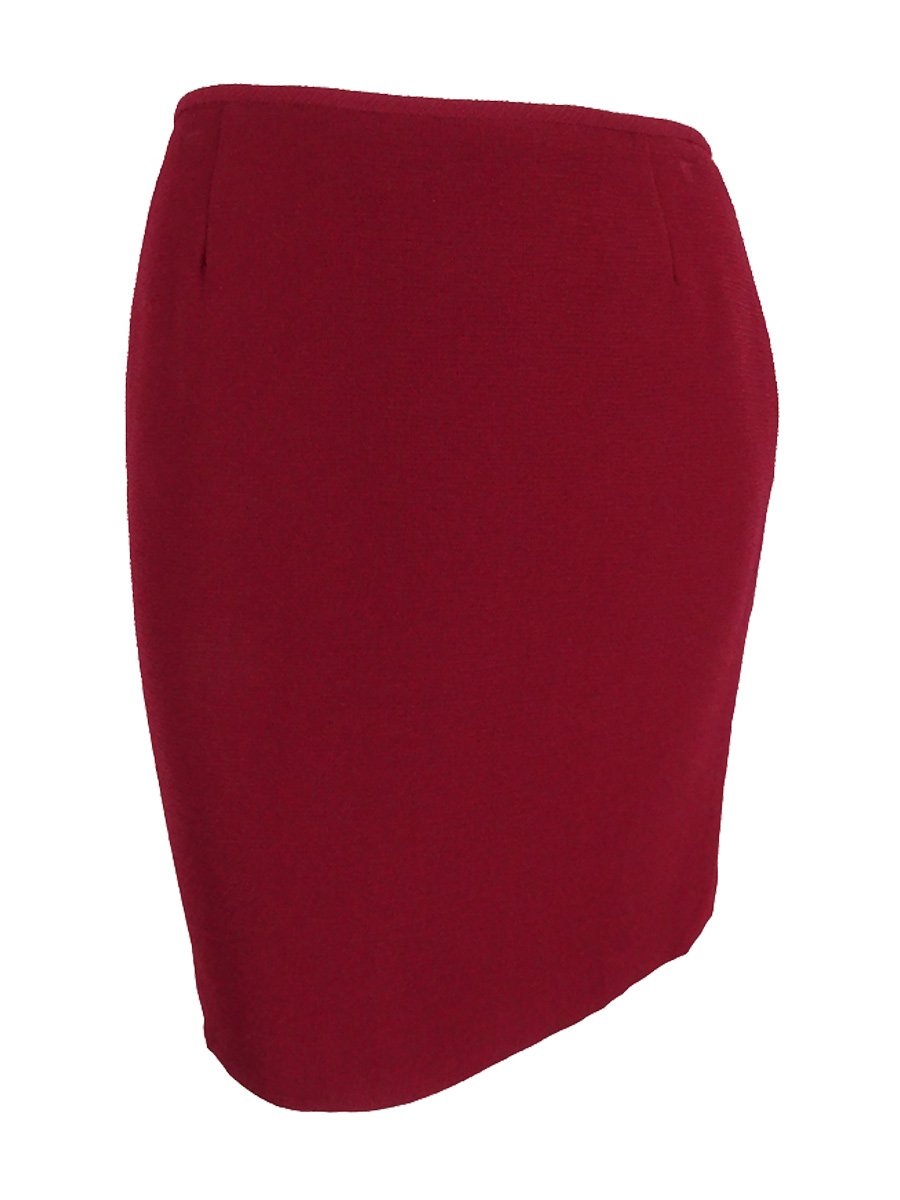 Tahari Women's Textured Crepe Pencil Skirt - Slim Fit Work Skirt for Office, Business & Formal Occasions