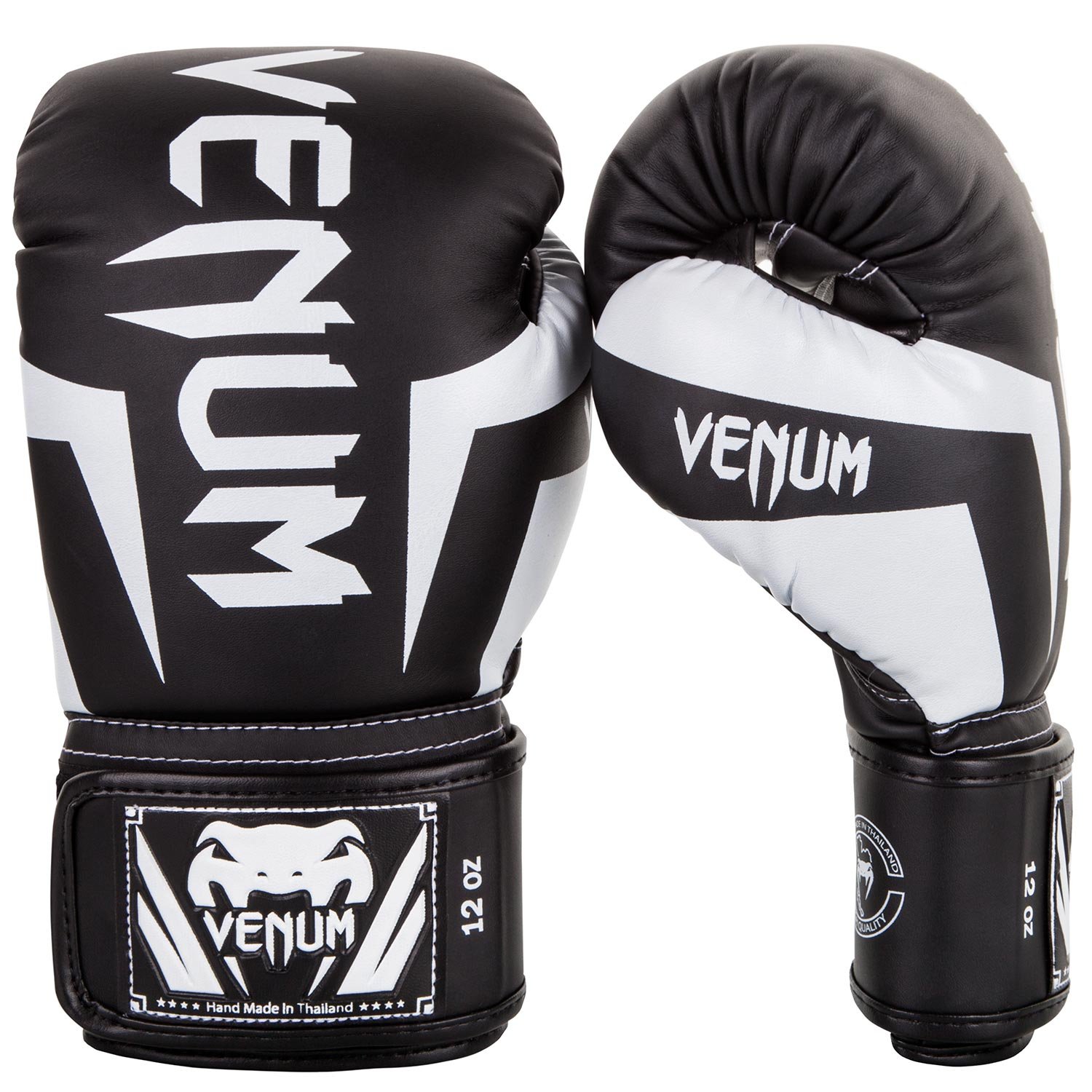 Venum Elite Boxing Gloves for Men & Women - Professional Training, Sparring & MMA - Premium Leather Hand Wraps for Punching Bag Workouts, Fitness & Competition (Use in Gym, Home Training & Martial Arts)