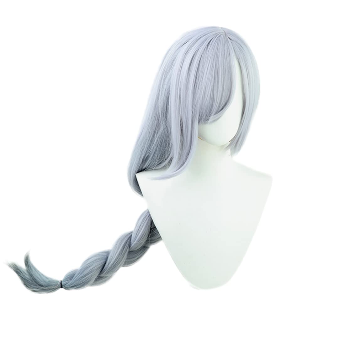 Genshin Impact Shenhe Cosplay Wig - Premium Synthetic Fiber Anime Wig for Halloween, Cosplay Events & Costume Parties - Perfect for Shenhe Character Roleplay & Themed Gatherings