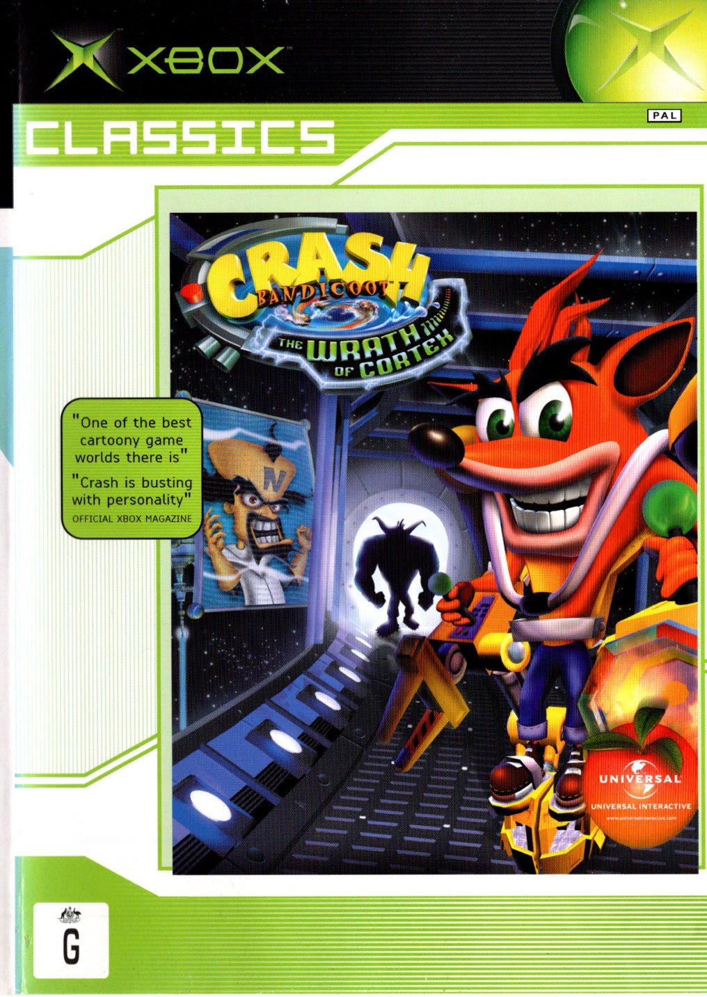 Crash Bandicoot: The Wrath of Cortex - Xbox Game (PAL Version) | Action-Adventure Platformer for Xbox Classic Gaming & Collectors