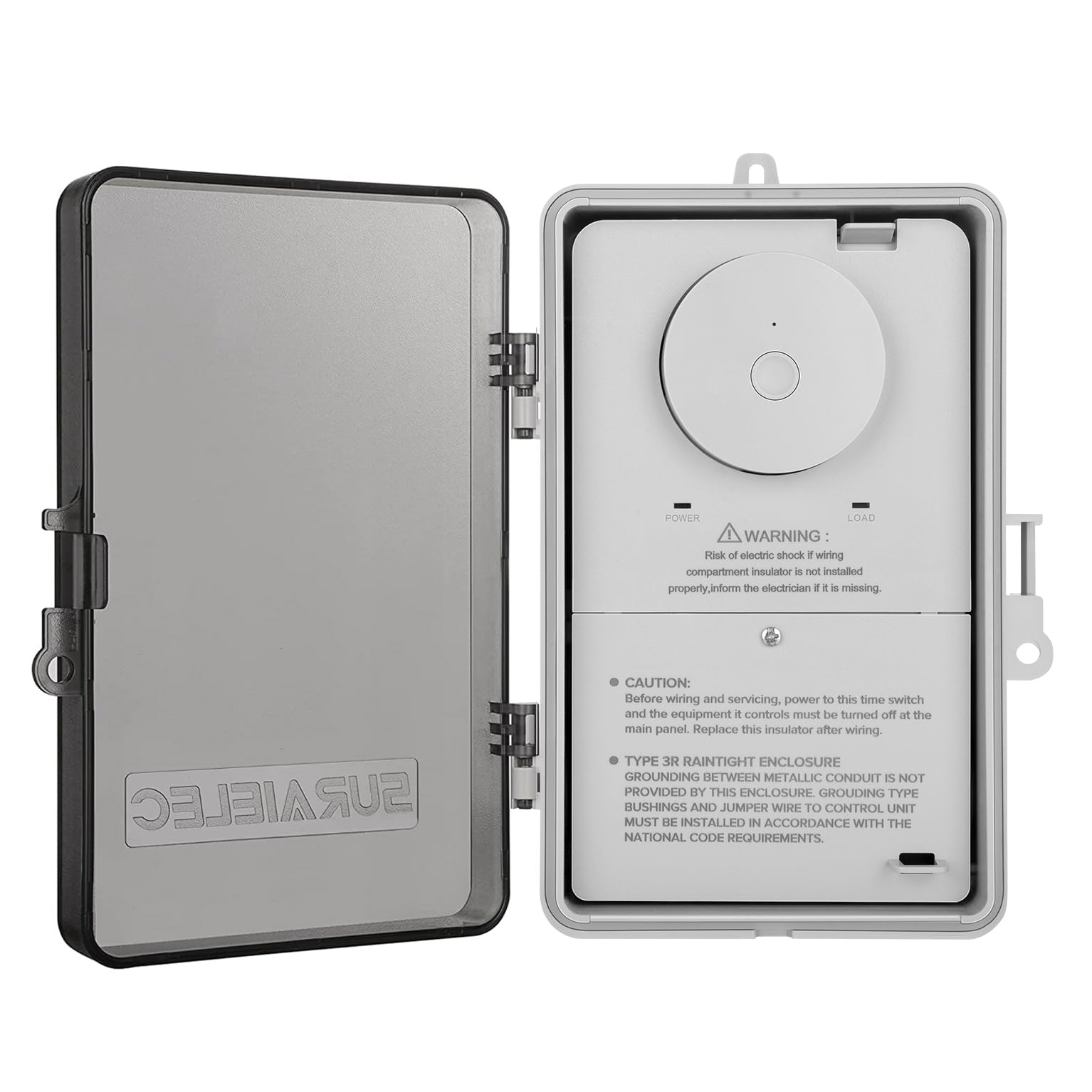 SURAIELEC WiFi Pool Timer - 40AMP Heavy Duty Smart Switch for Pool Pump, Water Heater & Spa (120V/240V/277V) | Indoor/Outdoor Use | Compatible with Powerful Electrical Appliances | Perfect for Automatic Pool Maintenance & Energy Savings