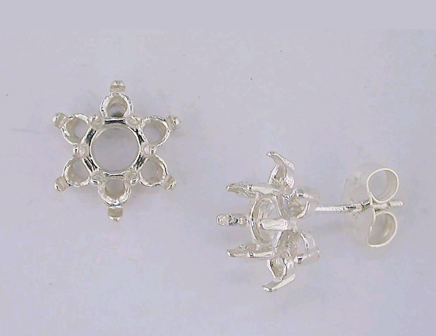 Sterling Silver or 14K Gold 5mm Round Cluster Earrings Set (2 Pieces) - Handmade in USA - Elegant Jewelry for Women, Perfect Gift for Birthday, Anniversary & Special Occasions