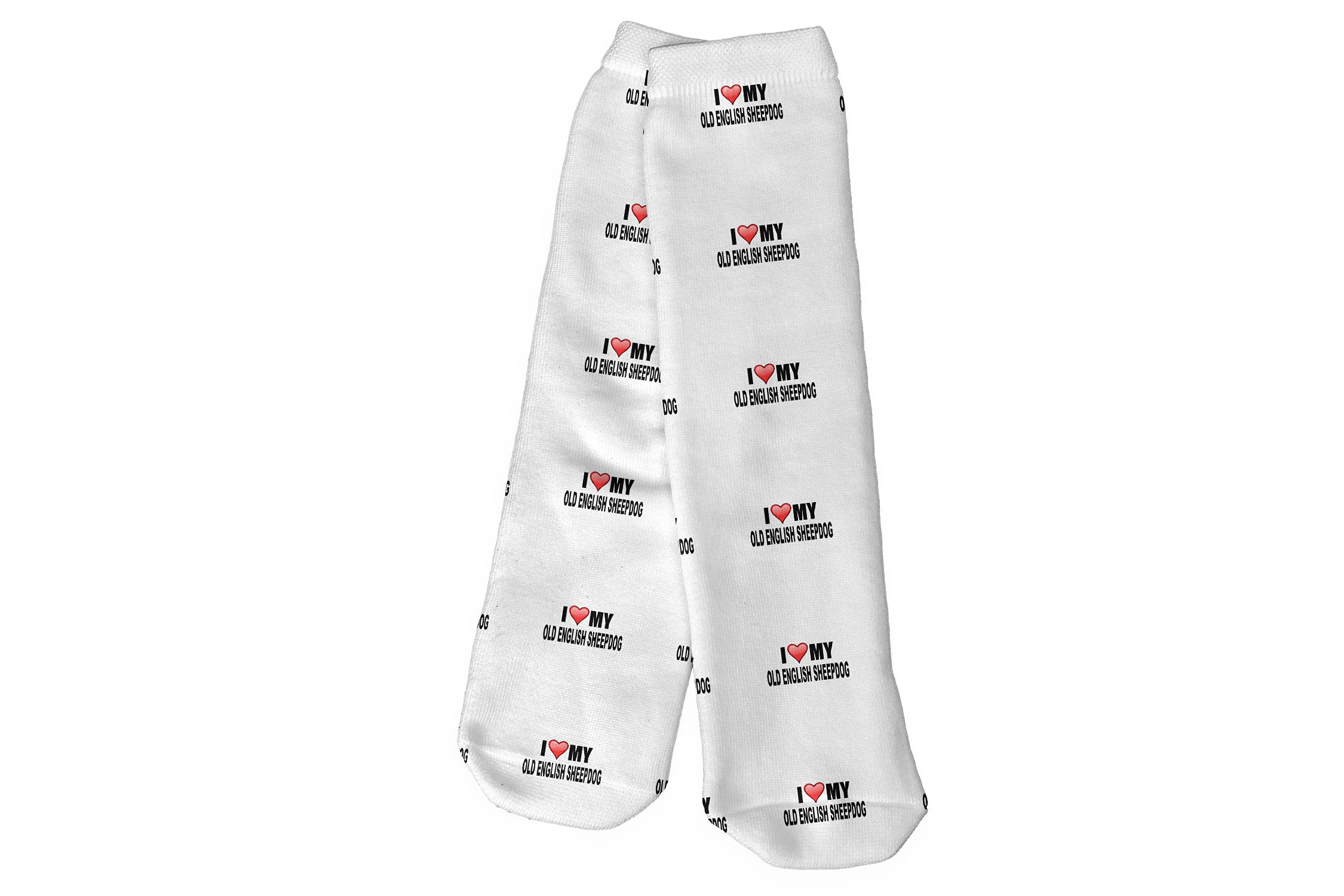 Soft & Ultra-Comfortable Old English Sheepdog Socks - Perfect Birthday Gifts for Dog Lovers, Cozy Home & Office Wear