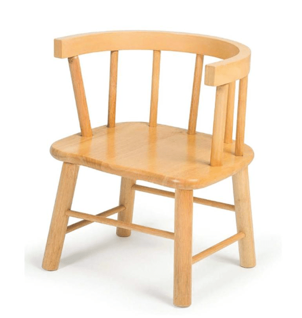 Premium Bentwood Back Maple Wood Toddler Chair - Natural Finish, Ergonomic Design for Kids (Model WB7178) - Perfect for Playrooms, Daycares & Home Learning Spaces