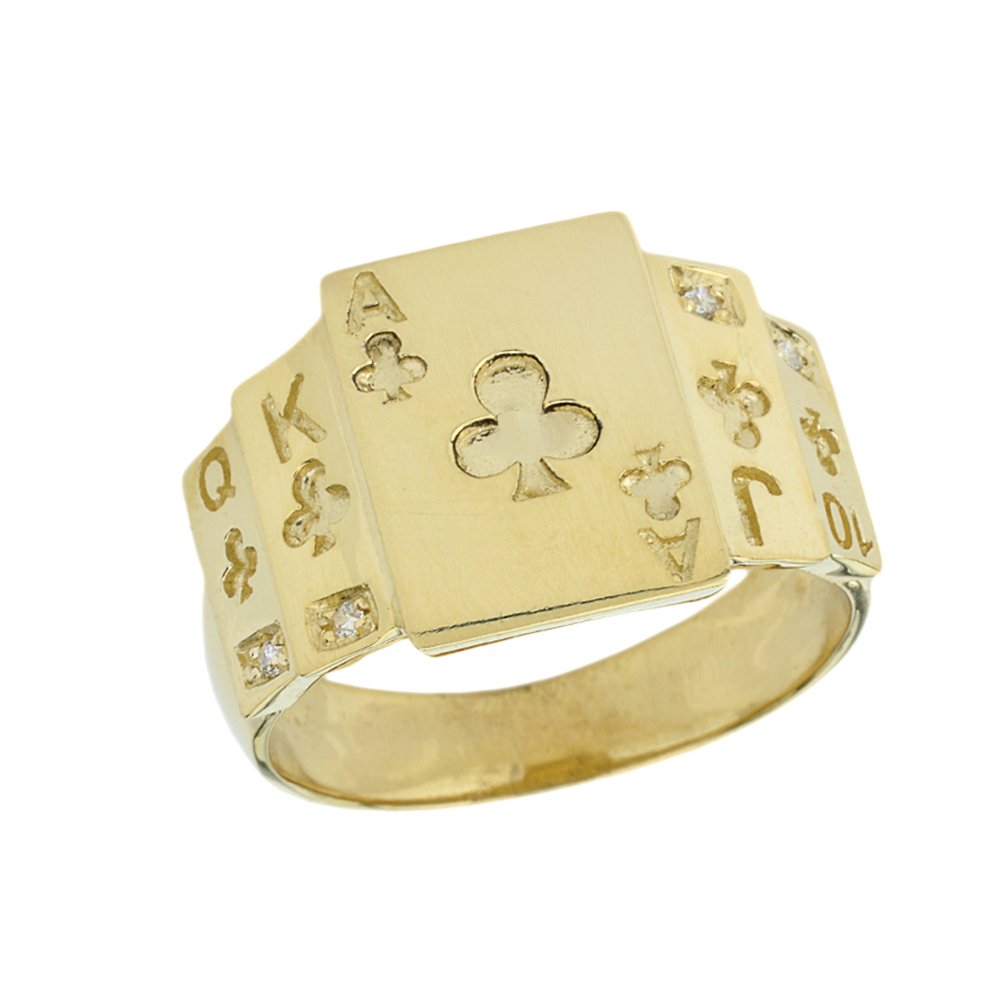 10K Yellow Gold Diamond 