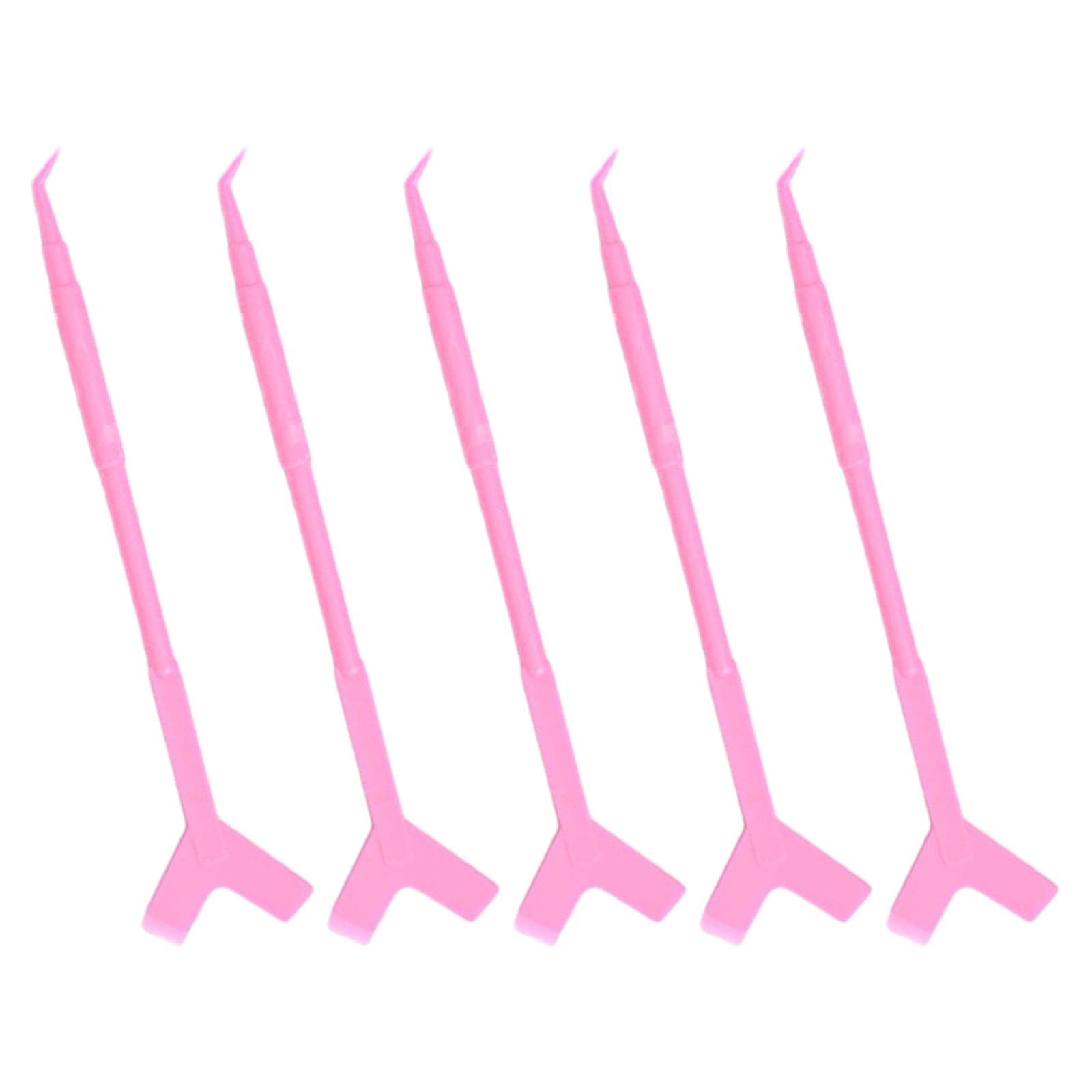 VMS INDIA 5-Piece Eyelash Extension Kit - Volume Lash Perming Curler, Lift Tools & Y Brushes in Rose Red | Professional Eyelash Styling for Salons & Home Use