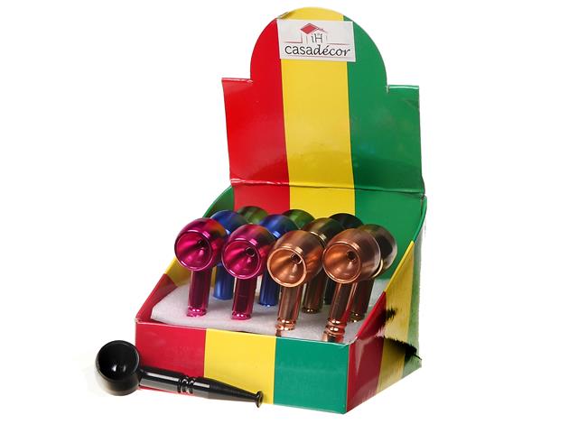 Premium IH CASADECOR Aluminum Alloy Smoking Pipe for Cannabis & Tobacco | Portable & Durable Design | Perfect for Travel, Camping & Outdoor Activities