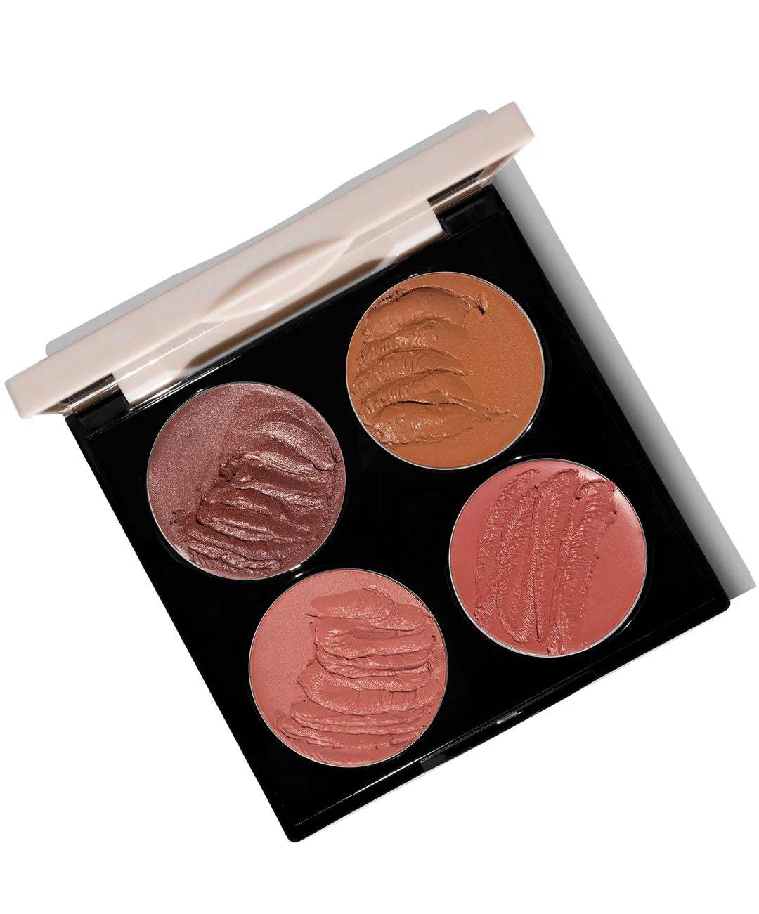 FITGLOW BEAUTY Lip & Cheek Ceramide Cream Palette - Hydrating Makeup for Dry Skin, Natural Blush & Lip Tint - Perfect for Daily Wear & Special Occasions