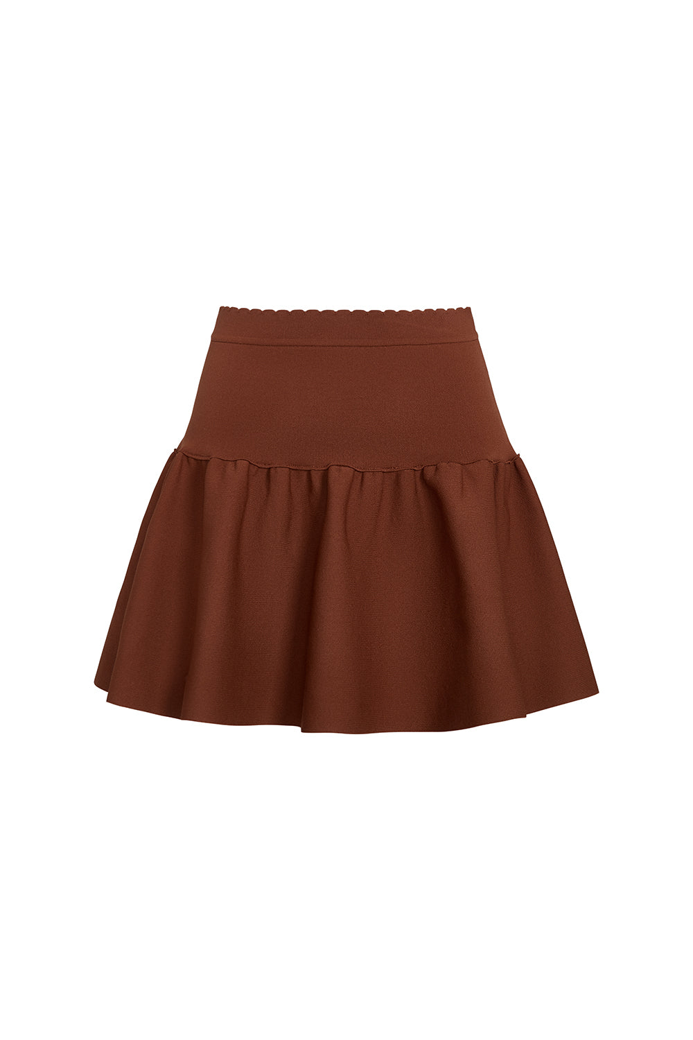 Julia Skirt in Tobacco - Women's A-Line Midi Skirt for Casual & Office Wear | Perfect for Work, Dates & Everyday Outfits