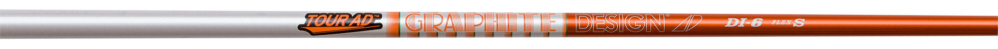 Graphite Design Tour AD DI 6 Orange Graphite X Stiff Golf Shaft - High Performance Driver Shaft for Low Spin & Maximum Distance | Perfect for Golfers Seeking Control and Power on the Course