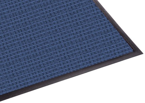 Guardian WaterGuard Indoor/Outdoor Wiper Scraper Floor Mat - Heavy Duty Rubber & Nylon Doormat (3x14 Feet, Blue) - Perfect for Entryways, Garages & Mudrooms to Trap Dirt & Moisture