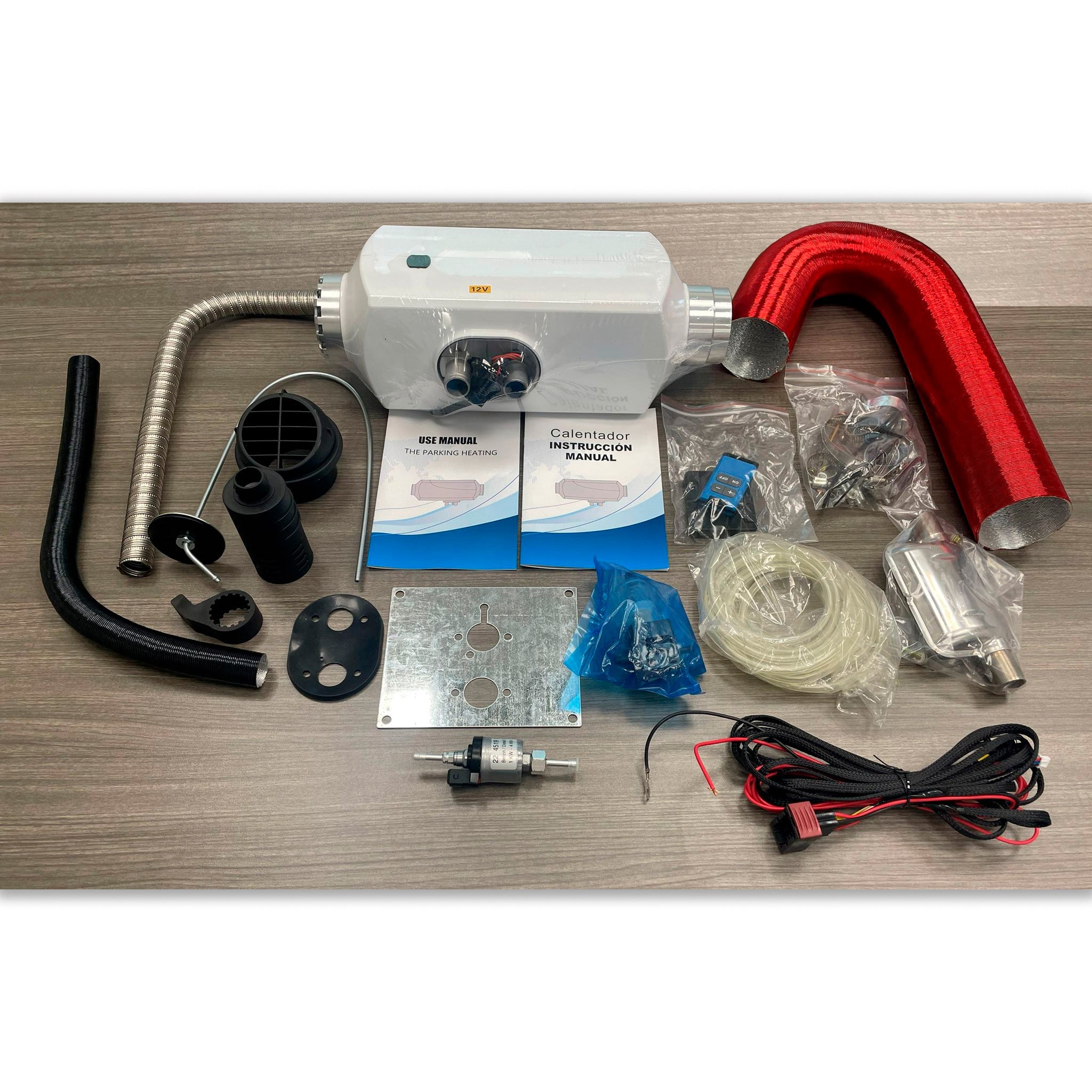 ExoAir 12V Diesel Parking Heater - Portable Diesel Air Heater for Trucks, Vans, RVs & Campers - Fast Heating in Cold Weather for Winter Camping & Road Trips