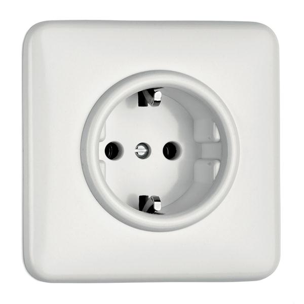 Eluttag Simple Square Duroplast - Durable and Stylish Electrical Outlet Cover for Home, Office, and Commercial Use
