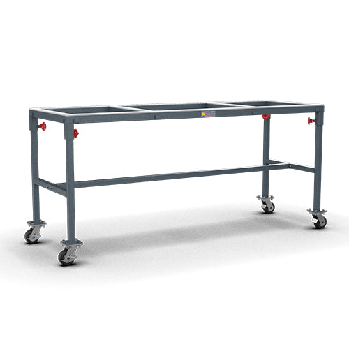 Abaco Adjustable Height Workbench - Heavy Duty Folding Work Table for Home Garage, Workshop & DIY Projects - Perfect for Woodworking, Crafting & Office Use