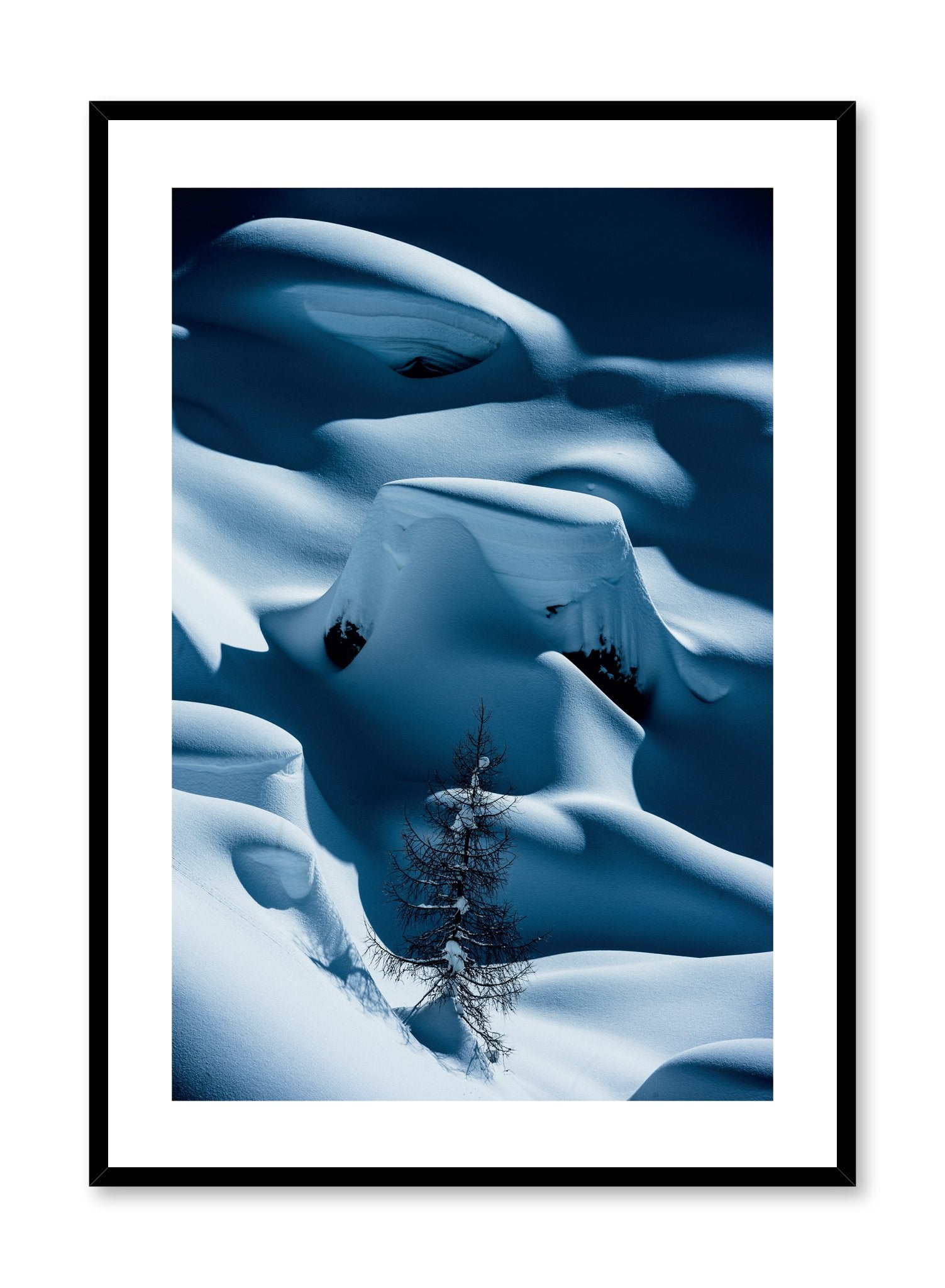 Blanket of Snow Poster - Winter Landscape Wall Art Decor for Home, Office & Gifts - Perfect for Living Room, Bedroom & Holiday Decoration