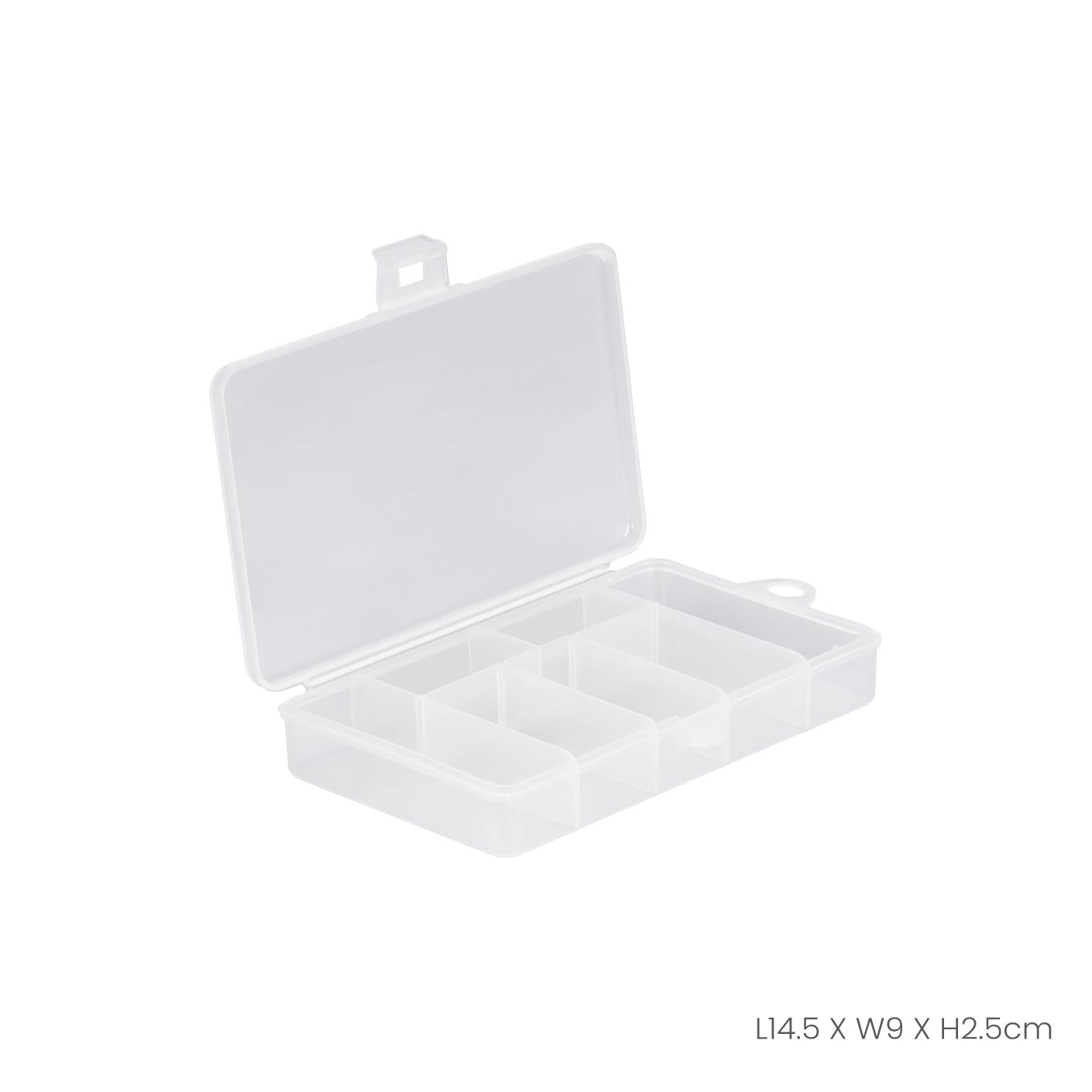 7 Compartment Plastic Storage Case - Durable Parts Organizer Box (2907) for Tools, Fishing Tackle, Crafts & DIY Supplies - Perfect for Home, Garage & Workshop Organization